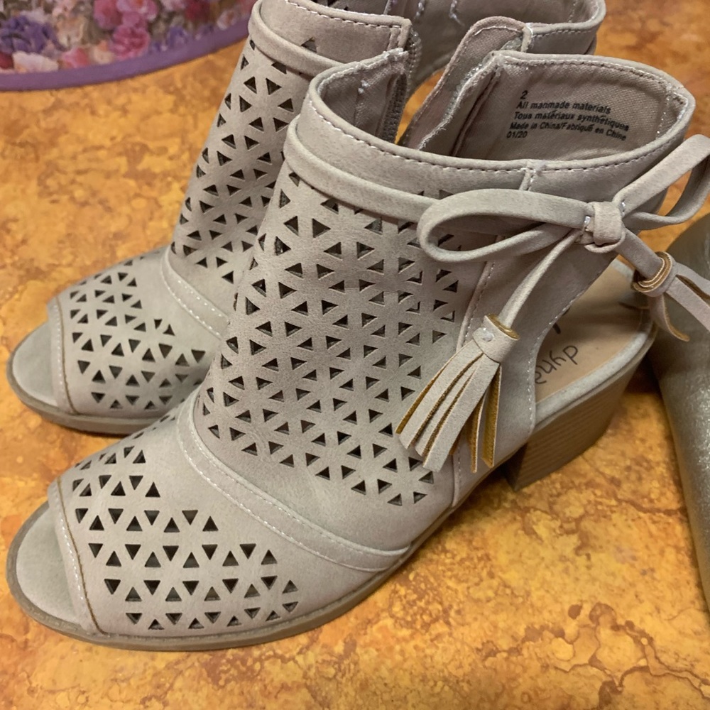 Two pairs of girls shoes Used once